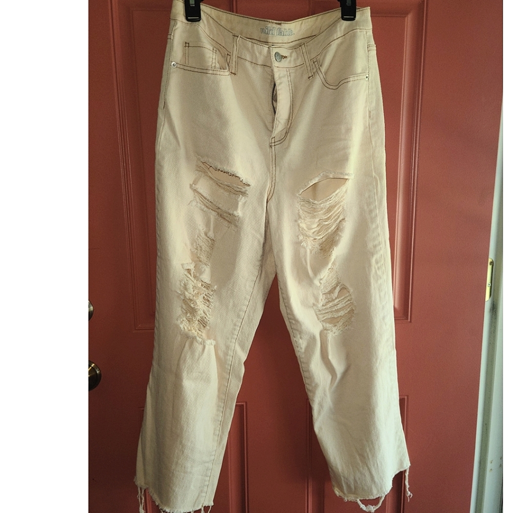 Boyfriend beige jeans